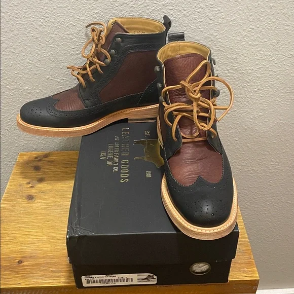 NIB Women’s Will Leather Wing Tip Boot, size 7 - Picture 5 of 9